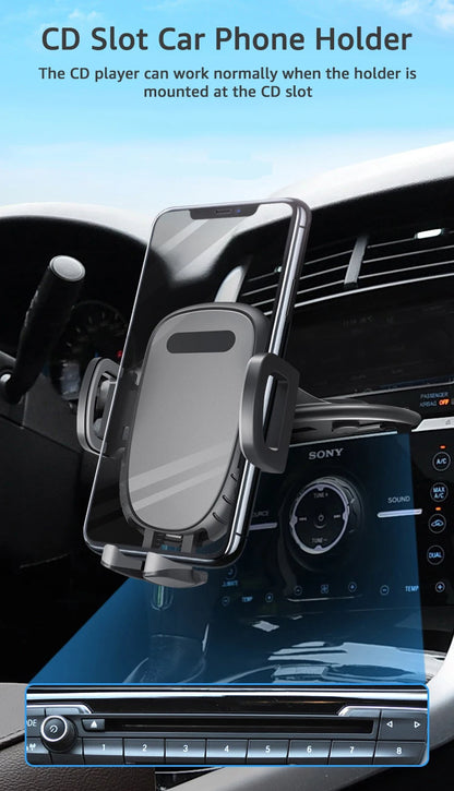 iGrip™ CD-Slot Mounted Phone Holder