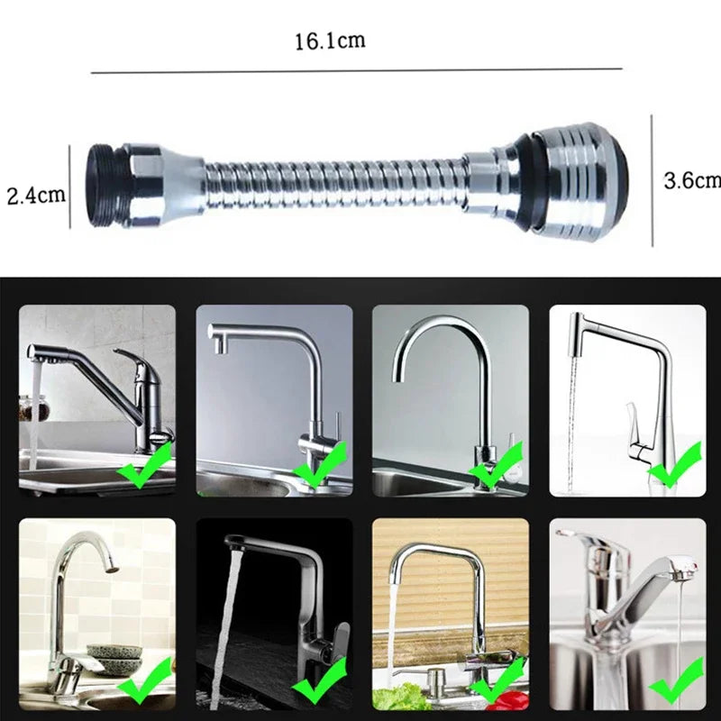 FlexiHose™ 360 Degrees Universal Faucet Attachment