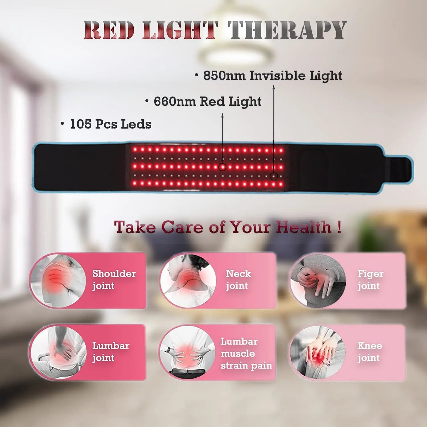 Red Light Therapy Belt by Rejuv™